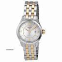 Tissot T-One Automatic Silver Dial Two-Tone Ladies Watch T0380072203700