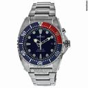 Seiko Blue Dial Stainless Steel Kinetic Dive Mens Watch SKA369