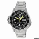Seiko 5 Black Dial Stainless Steel Compass Automatic Mens Watch SKZ211J1