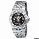 Breitling Galactic 30 Black Dial Stainless Steel Ladies Watch A71340L2-B950SS