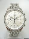 Longines Chronographe special series full steel/complet acier cadran silver dial