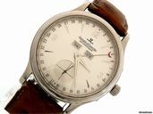 Jaeger-LeCoultre "Master Control" - Edelstahl/Gold - Leder