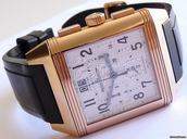 Jaeger-LeCoultre REVERSO SQUADRA PINK GOLD CHRONOGRAPH GMT WATCH