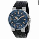 Oris Maldives Limited Edition Blue Dial Automatic Rubber Mens Watch 01 643 7654 7185 Set-RS