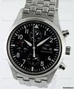 IWC Pilot Chronograph Black Dial SS/SS 42MM