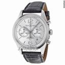 Bell & Ross Officer Automatic Chronograph Silver Dial Mens Watch BR126-WHT-ST