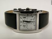 Longines chronograph steel and leather. Ref. L5.668.4