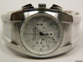 Bulgari Ergon chronograph steel diamonds white bracelet Mod. L2329