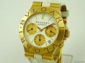 Bulgari Chronograph Automatic, 18k Yellow Gold
