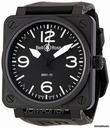 Bell & Ross Carbon Automatic Mens Watch BR0192-BL-CB
