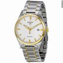 Tissot T-Tempo Silver Dial Automatic Two-tone Stainless Steel Mens Watch T0604072203100