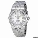 Breitling Galactic 30 Diamond White Dial Stainless Steel Ladies Watch A71340LA-A713SS