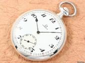 Omega Taschenuhr Silber Handaufzug