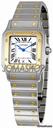Cartier Santos Two-Tone 18kt Yellow Gold and Steel Mens Watch W20011C4