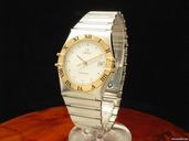 Omega Constellation 18kt Gold / Edelstahl Herrenuhr