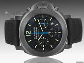 Panerai PAM 363 M Chronograph Daylight PVD/DLC - Midnight in Buenos Aires - 44mm Black PVD/DLC Coated Special Limited Edition 85 Pieces - Ultra Rare