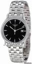 Longines Flagship Black Dial Stainless Steel Mens Watch L47164526