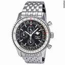 Breitling Navitimer 1461 Chrono Black Dial Steel Mens Watch A1937012-BA57SS