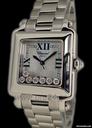 Chopard Happy Sport Square Classic MOP Dial 7 Floating Diamonds