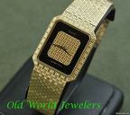 Piaget VINTAGE 18K ONYX ON MESH BRACELET