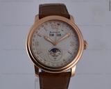 Blancpain Leman Triple Date Complete Calendar 18K Rose Gold 40MM