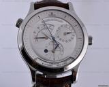 Jaeger-LeCoultre Master Geographic SS Silver Dial 38MM