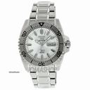 Seiko 5 Automatic White Dial Stainless Steel Mens Watch SNZG35
