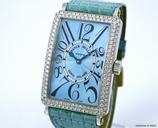 Franck Muller Long Island, Man Size, Automatic 18k White Gold, Two Dials