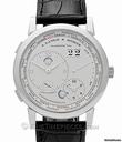 A. Lange & Sohne Lange 1 Zeitzone Platin + Platin-Faltschlie e - 116 . 025