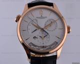 Jaeger-LeCoultre Master Geographic 18K Rose Gold Silver Dial 40MM