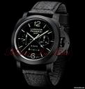 Panerai "The Black Night" PAM 317 Luminor 1950 Chrono Monopulsante 8 Days GMT