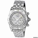 Breitling Chronomat B01 Antarctica White Chronograph Mens Watch AB011011-A690SS