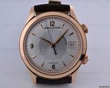 Jaeger-LeCoultre Master Memovox 18K Rose Gold Silver Dial 40MM