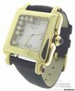 Chopard Happy Sport 27/6677-21 18K Yellow Gold Diamond Date Watch