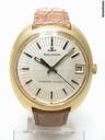 Jaeger-LeCoultre Master-Quartz gold plated/or jaune plaque cadran tapisserie/silver dial