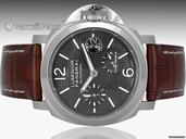 Panerai PAM 241 - Luminor Power Reserve - 40mm Stainless Steel - Black Waffle Textured Hobnail Dial