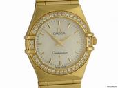 Omega Constellation Lady 18kt Gelbgold Diamond Perlmutt 26mm 7.990,- wie Neu