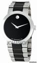 Movado Vertido Black PVD and Stainless Steel Mens Watch 0606373