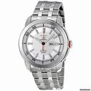 Seiko 5 Silver Dial Automatic Stainless Steel Automatic Mens Watch SNZH61