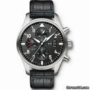 IWC Pilot Black Dial Chronograph Automatic Mens Watch IW377701