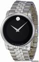 Movado Stainless Steel Black Museum Dial Mens Watch 0606504