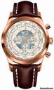 Breitling Transocean Chronograph Unitime Red Gold