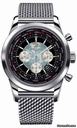 Breitling Transocean Chronograph Unitime Stainless Steel