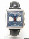 TAG Heuer Monaco chronographe steel/acier cadran bleu dial