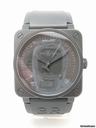 Bell & Ross Aviation BR03-92S "Military"all black/complet noir acier on rubber/acier sur caoutchouc
