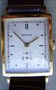 Zenith 18 ct GOLD - VINTAGE RECTANGULAR WRISTWATCH - 1945c