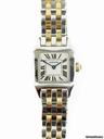 Cartier stainless steel and 18k yellow gold ladies Demoiselle