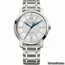 Baume & Mercier and  Silver Dial Stainless Steel Automatic Mens Watch MOA8837
