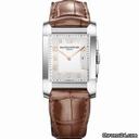 Baume & Mercier and  Silver Dial Brown Leather Ladies Watch MOA10018