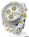 Breitling Chronomat Evolution B13356 18K Gold & Steel Chronograph Watch